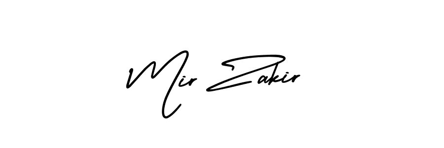 You should practise on your own different ways (AmerikaSignatureDemo-Regular) to write your name (Mir Zakir) in signature. don't let someone else do it for you. Mir Zakir signature style 3 images and pictures png