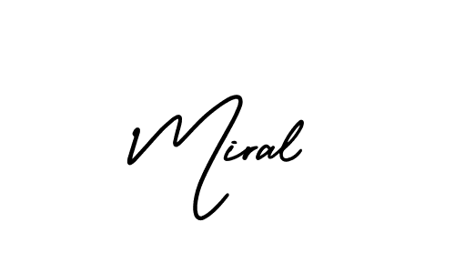 Best and Professional Signature Style for Miral. AmerikaSignatureDemo-Regular Best Signature Style Collection. Miral signature style 3 images and pictures png