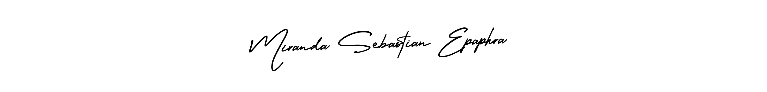You can use this online signature creator to create a handwritten signature for the name Miranda Sebastian Epaphra. This is the best online autograph maker. Miranda Sebastian Epaphra signature style 3 images and pictures png