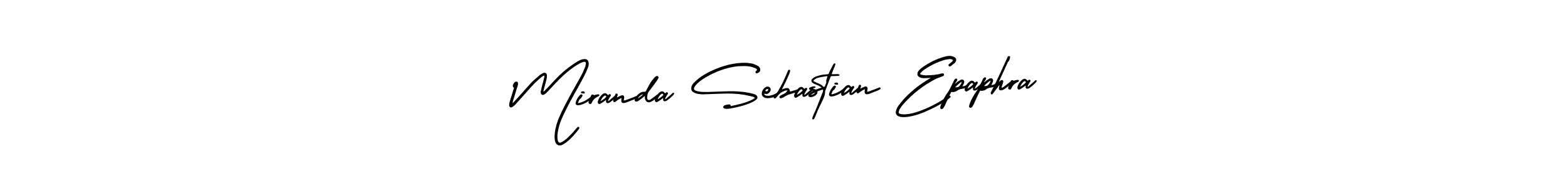 Best and Professional Signature Style for Miranda Sebastian Epaphra. AmerikaSignatureDemo-Regular Best Signature Style Collection. Miranda Sebastian Epaphra signature style 3 images and pictures png