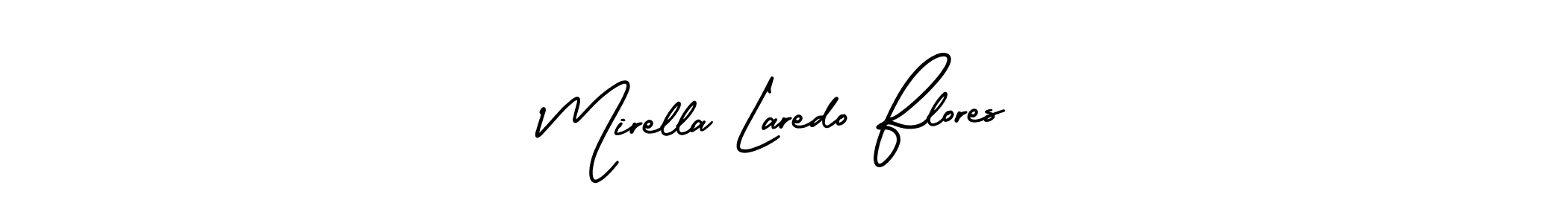 Also You can easily find your signature by using the search form. We will create Mirella Laredo Flores name handwritten signature images for you free of cost using AmerikaSignatureDemo-Regular sign style. Mirella Laredo Flores signature style 3 images and pictures png