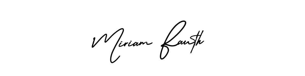 See photos of Miriam Fauth official signature by Spectra . Check more albums & portfolios. Read reviews & check more about AmerikaSignatureDemo-Regular font. Miriam Fauth signature style 3 images and pictures png