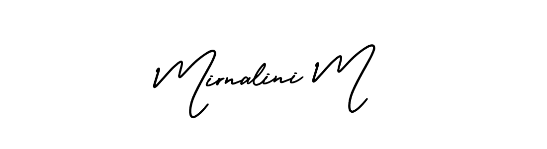 Check out images of Autograph of Mirnalini M name. Actor Mirnalini M Signature Style. AmerikaSignatureDemo-Regular is a professional sign style online. Mirnalini M signature style 3 images and pictures png