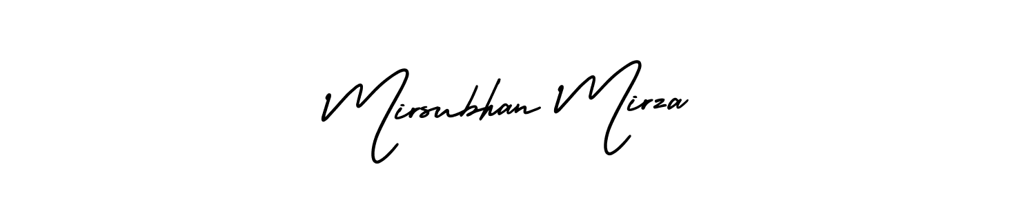 See photos of Mirsubhan Mirza official signature by Spectra . Check more albums & portfolios. Read reviews & check more about AmerikaSignatureDemo-Regular font. Mirsubhan Mirza signature style 3 images and pictures png