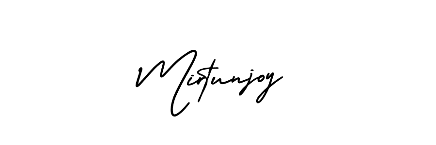 How to make Mirtunjoy signature? AmerikaSignatureDemo-Regular is a professional autograph style. Create handwritten signature for Mirtunjoy name. Mirtunjoy signature style 3 images and pictures png