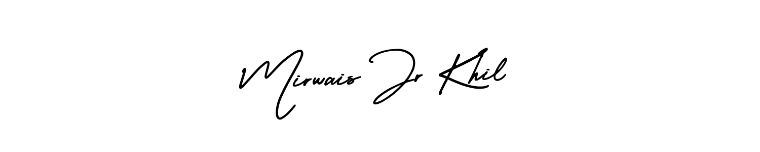 Use a signature maker to create a handwritten signature online. With this signature software, you can design (AmerikaSignatureDemo-Regular) your own signature for name Mirwais Jr Khil. Mirwais Jr Khil signature style 3 images and pictures png