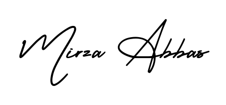 Similarly AmerikaSignatureDemo-Regular is the best handwritten signature design. Signature creator online. You can use it as an online autograph creator for name Mirza Abbas. Mirza Abbas signature style 3 images and pictures png