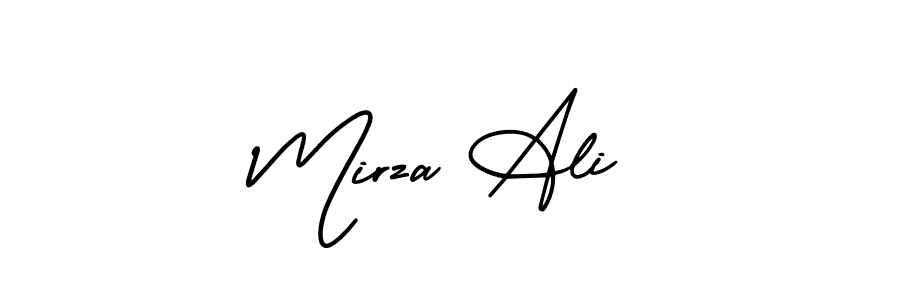 Make a short Mirza Ali signature style. Manage your documents anywhere anytime using AmerikaSignatureDemo-Regular. Create and add eSignatures, submit forms, share and send files easily. Mirza Ali signature style 3 images and pictures png
