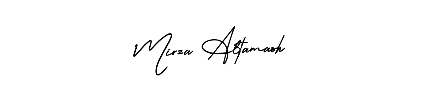 Make a short Mirza Altamash signature style. Manage your documents anywhere anytime using AmerikaSignatureDemo-Regular. Create and add eSignatures, submit forms, share and send files easily. Mirza Altamash signature style 3 images and pictures png