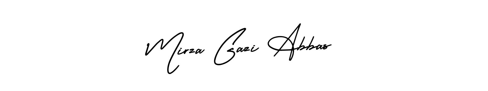 Also we have Mirza Gazi Abbas name is the best signature style. Create professional handwritten signature collection using AmerikaSignatureDemo-Regular autograph style. Mirza Gazi Abbas signature style 3 images and pictures png