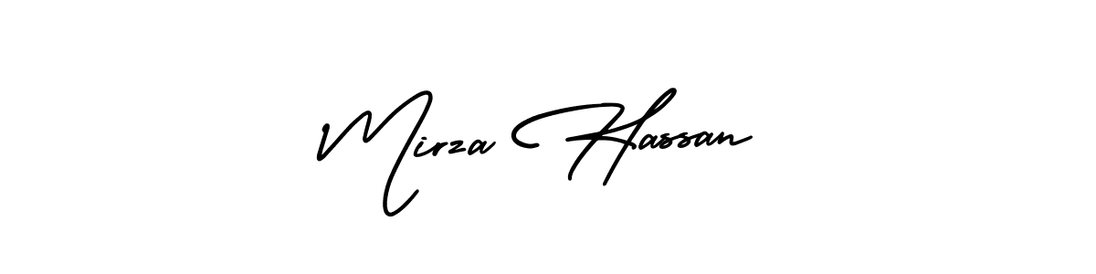 Make a beautiful signature design for name Mirza Hassan. Use this online signature maker to create a handwritten signature for free. Mirza Hassan signature style 3 images and pictures png