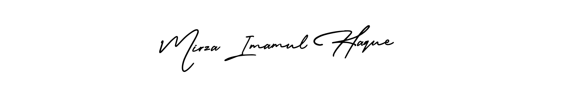 Similarly AmerikaSignatureDemo-Regular is the best handwritten signature design. Signature creator online .You can use it as an online autograph creator for name Mirza Imamul Haque. Mirza Imamul Haque signature style 3 images and pictures png