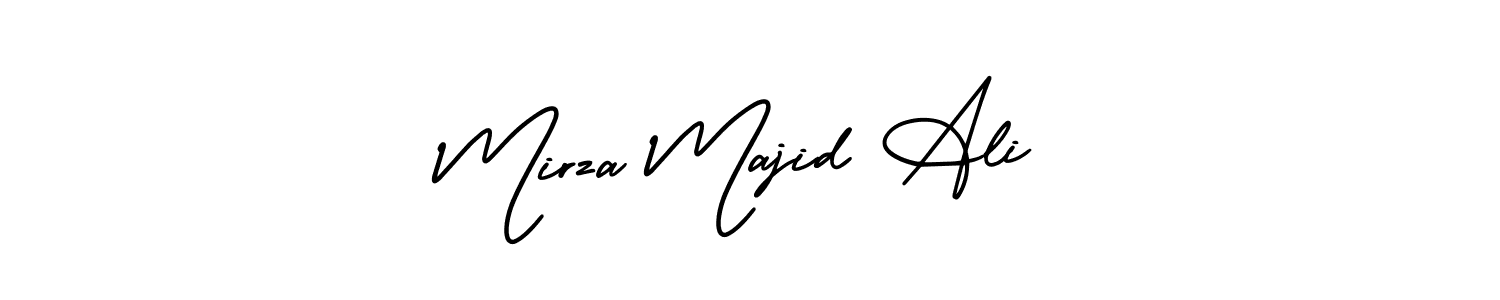 How to make Mirza Majid Ali signature? AmerikaSignatureDemo-Regular is a professional autograph style. Create handwritten signature for Mirza Majid Ali name. Mirza Majid Ali signature style 3 images and pictures png