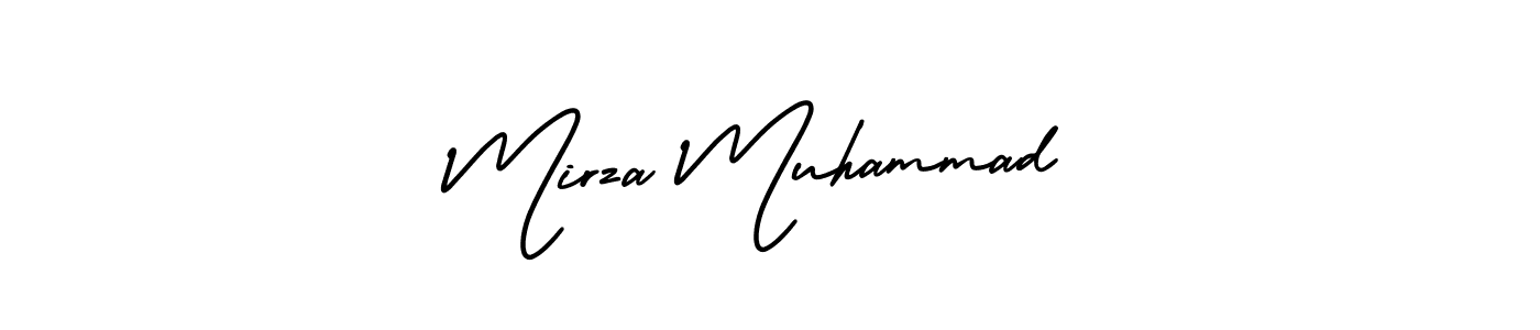 Also we have Mirza Muhammad name is the best signature style. Create professional handwritten signature collection using AmerikaSignatureDemo-Regular autograph style. Mirza Muhammad signature style 3 images and pictures png