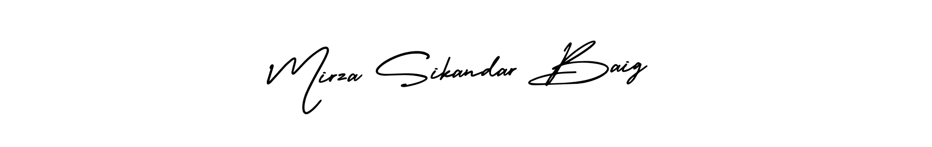 Make a beautiful signature design for name Mirza Sikandar Baig. Use this online signature maker to create a handwritten signature for free. Mirza Sikandar Baig signature style 3 images and pictures png