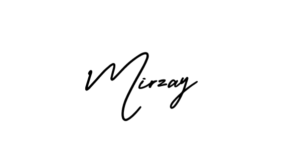 Also You can easily find your signature by using the search form. We will create Mirzay name handwritten signature images for you free of cost using AmerikaSignatureDemo-Regular sign style. Mirzay signature style 3 images and pictures png