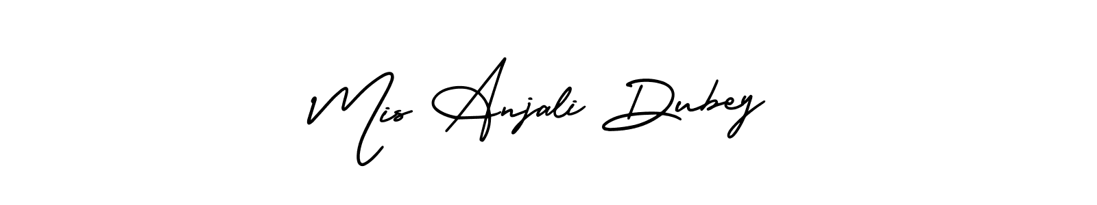 Use a signature maker to create a handwritten signature online. With this signature software, you can design (AmerikaSignatureDemo-Regular) your own signature for name Mis Anjali Dubey. Mis Anjali Dubey signature style 3 images and pictures png