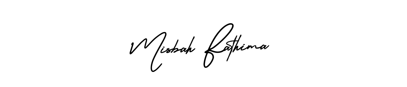 This is the best signature style for the Misbah Fathima name. Also you like these signature font (AmerikaSignatureDemo-Regular). Mix name signature. Misbah Fathima signature style 3 images and pictures png