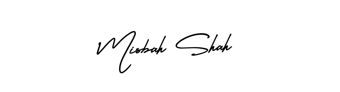 Also You can easily find your signature by using the search form. We will create Misbah Shah name handwritten signature images for you free of cost using AmerikaSignatureDemo-Regular sign style. Misbah Shah signature style 3 images and pictures png