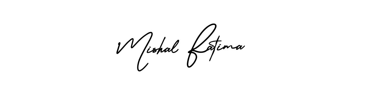 if you are searching for the best signature style for your name Mishal Fatima. so please give up your signature search. here we have designed multiple signature styles  using AmerikaSignatureDemo-Regular. Mishal Fatima signature style 3 images and pictures png