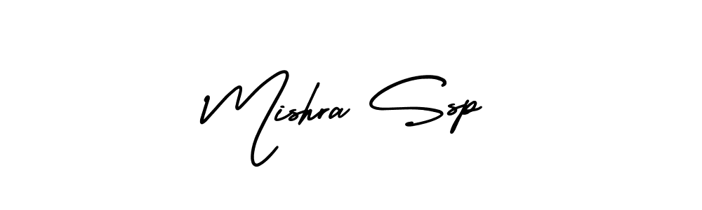 The best way (AmerikaSignatureDemo-Regular) to make a short signature is to pick only two or three words in your name. The name Mishra Ssp include a total of six letters. For converting this name. Mishra Ssp signature style 3 images and pictures png