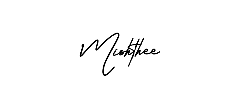 AmerikaSignatureDemo-Regular is a professional signature style that is perfect for those who want to add a touch of class to their signature. It is also a great choice for those who want to make their signature more unique. Get Mishthee name to fancy signature for free. Mishthee signature style 3 images and pictures png