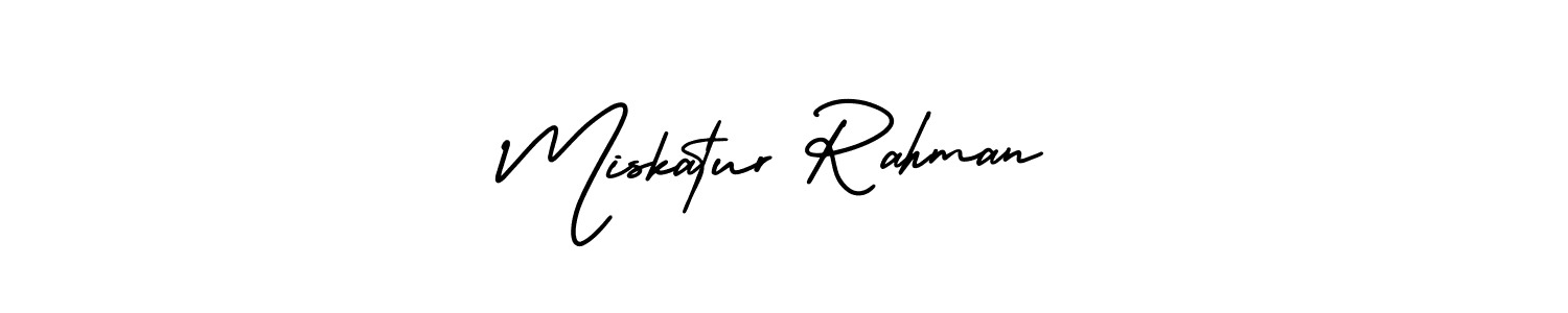 Also You can easily find your signature by using the search form. We will create Miskatur Rahman name handwritten signature images for you free of cost using AmerikaSignatureDemo-Regular sign style. Miskatur Rahman signature style 3 images and pictures png