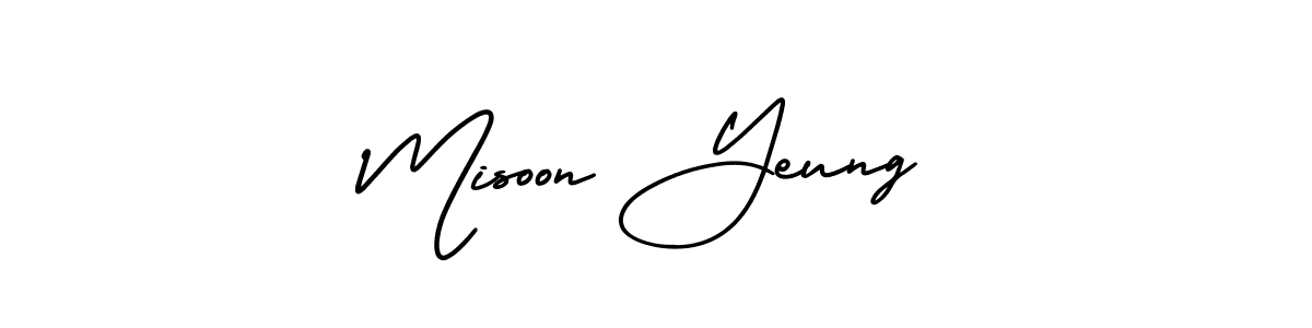 if you are searching for the best signature style for your name Misoon Yeung. so please give up your signature search. here we have designed multiple signature styles  using AmerikaSignatureDemo-Regular. Misoon Yeung signature style 3 images and pictures png