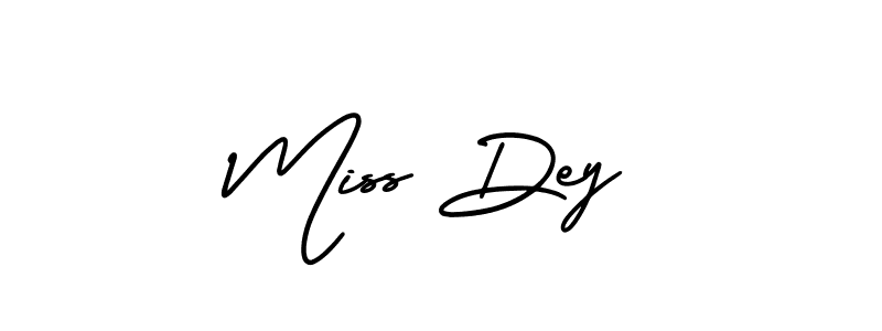 Best and Professional Signature Style for Miss Dey. AmerikaSignatureDemo-Regular Best Signature Style Collection. Miss Dey signature style 3 images and pictures png