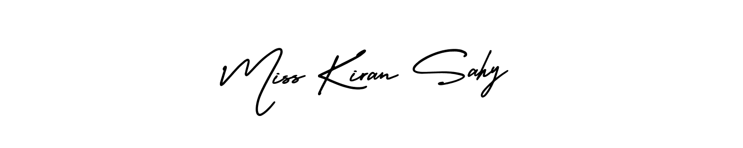How to Draw Miss Kiran Sahy signature style? AmerikaSignatureDemo-Regular is a latest design signature styles for name Miss Kiran Sahy. Miss Kiran Sahy signature style 3 images and pictures png