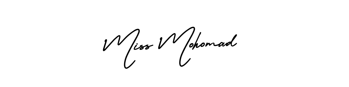 You can use this online signature creator to create a handwritten signature for the name Miss Mohomad. This is the best online autograph maker. Miss Mohomad signature style 3 images and pictures png
