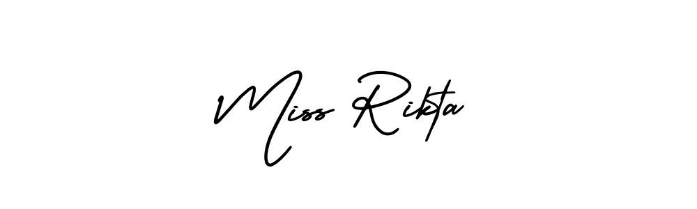 Also You can easily find your signature by using the search form. We will create Miss Rikta name handwritten signature images for you free of cost using AmerikaSignatureDemo-Regular sign style. Miss Rikta signature style 3 images and pictures png