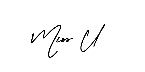 AmerikaSignatureDemo-Regular is a professional signature style that is perfect for those who want to add a touch of class to their signature. It is also a great choice for those who want to make their signature more unique. Get Miss U name to fancy signature for free. Miss U signature style 3 images and pictures png