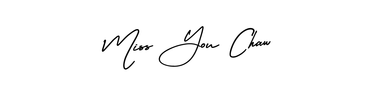 AmerikaSignatureDemo-Regular is a professional signature style that is perfect for those who want to add a touch of class to their signature. It is also a great choice for those who want to make their signature more unique. Get Miss You Chaw name to fancy signature for free. Miss You Chaw signature style 3 images and pictures png