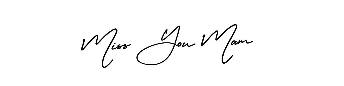 Make a beautiful signature design for name Miss You Mam. Use this online signature maker to create a handwritten signature for free. Miss You Mam signature style 3 images and pictures png