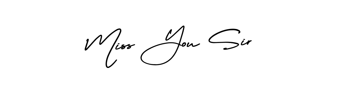 How to Draw Miss You Sir signature style? AmerikaSignatureDemo-Regular is a latest design signature styles for name Miss You Sir. Miss You Sir signature style 3 images and pictures png