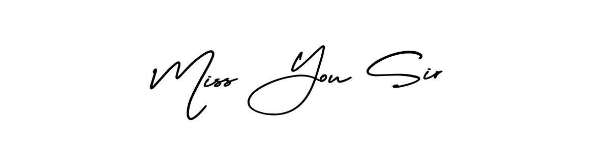 How to Draw Miss You Sir signature style? AmerikaSignatureDemo-Regular is a latest design signature styles for name Miss You Sir. Miss You Sir signature style 3 images and pictures png