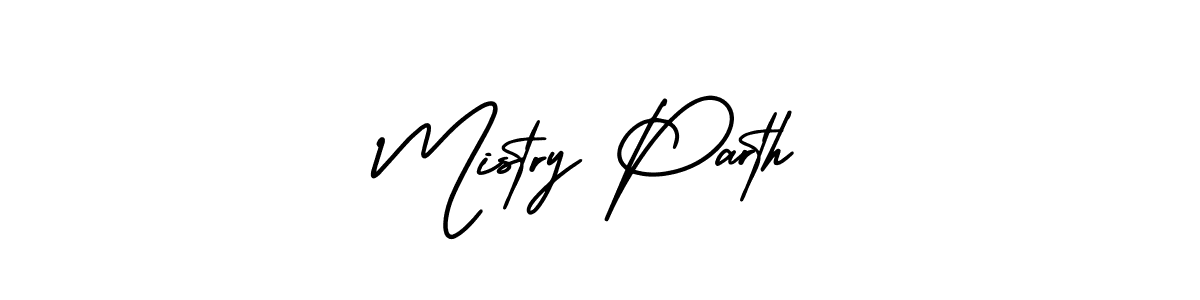 AmerikaSignatureDemo-Regular is a professional signature style that is perfect for those who want to add a touch of class to their signature. It is also a great choice for those who want to make their signature more unique. Get Mistry Parth name to fancy signature for free. Mistry Parth signature style 3 images and pictures png