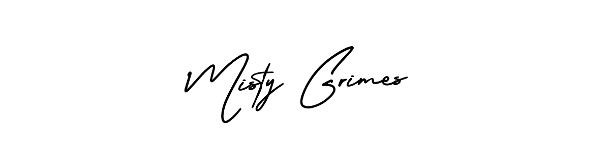 How to make Misty Grimes signature? AmerikaSignatureDemo-Regular is a professional autograph style. Create handwritten signature for Misty Grimes name. Misty Grimes signature style 3 images and pictures png