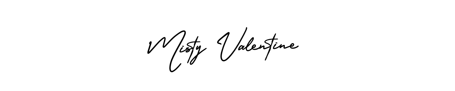 Best and Professional Signature Style for Misty Valentine. AmerikaSignatureDemo-Regular Best Signature Style Collection. Misty Valentine signature style 3 images and pictures png