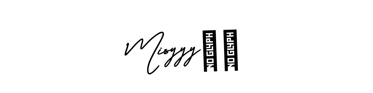 Use a signature maker to create a handwritten signature online. With this signature software, you can design (AmerikaSignatureDemo-Regular) your own signature for name Misyyy❤️. Misyyy❤️ signature style 3 images and pictures png