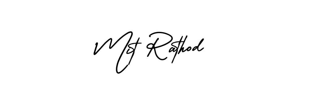 This is the best signature style for the Mit Rathod name. Also you like these signature font (AmerikaSignatureDemo-Regular). Mix name signature. Mit Rathod signature style 3 images and pictures png