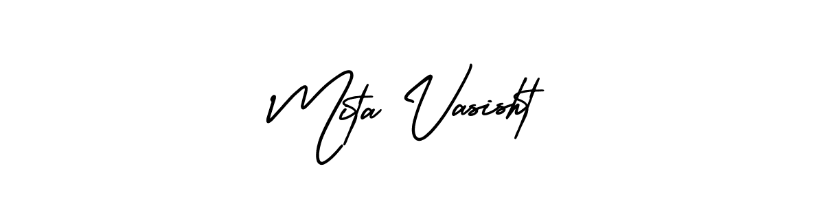 Make a beautiful signature design for name Mita Vasisht. Use this online signature maker to create a handwritten signature for free. Mita Vasisht signature style 3 images and pictures png