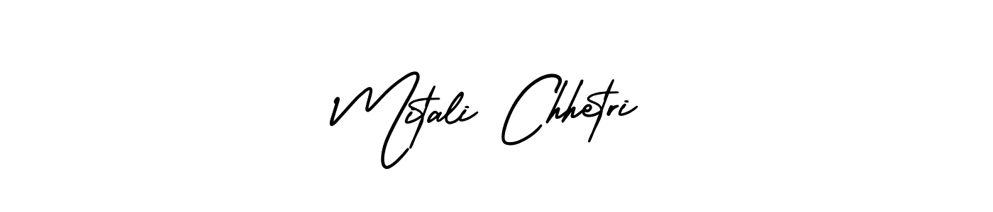 AmerikaSignatureDemo-Regular is a professional signature style that is perfect for those who want to add a touch of class to their signature. It is also a great choice for those who want to make their signature more unique. Get Mitali Chhetri name to fancy signature for free. Mitali Chhetri signature style 3 images and pictures png