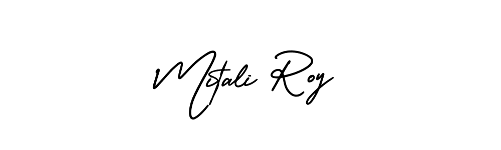 Create a beautiful signature design for name Mitali Roy. With this signature (AmerikaSignatureDemo-Regular) fonts, you can make a handwritten signature for free. Mitali Roy signature style 3 images and pictures png