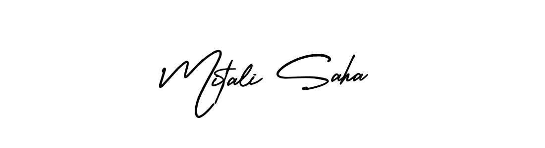 AmerikaSignatureDemo-Regular is a professional signature style that is perfect for those who want to add a touch of class to their signature. It is also a great choice for those who want to make their signature more unique. Get Mitali Saha name to fancy signature for free. Mitali Saha signature style 3 images and pictures png