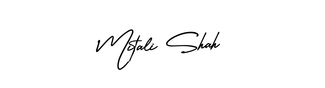 Create a beautiful signature design for name Mitali Shah. With this signature (AmerikaSignatureDemo-Regular) fonts, you can make a handwritten signature for free. Mitali Shah signature style 3 images and pictures png