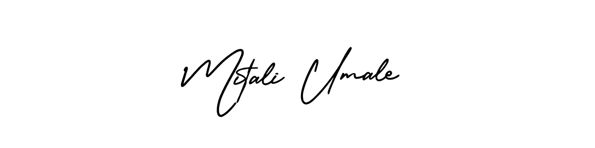 AmerikaSignatureDemo-Regular is a professional signature style that is perfect for those who want to add a touch of class to their signature. It is also a great choice for those who want to make their signature more unique. Get Mitali Umale name to fancy signature for free. Mitali Umale signature style 3 images and pictures png