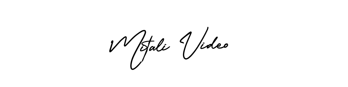 How to Draw Mitali Video signature style? AmerikaSignatureDemo-Regular is a latest design signature styles for name Mitali Video. Mitali Video signature style 3 images and pictures png