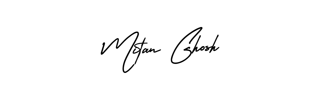 AmerikaSignatureDemo-Regular is a professional signature style that is perfect for those who want to add a touch of class to their signature. It is also a great choice for those who want to make their signature more unique. Get Mitan Ghosh name to fancy signature for free. Mitan Ghosh signature style 3 images and pictures png